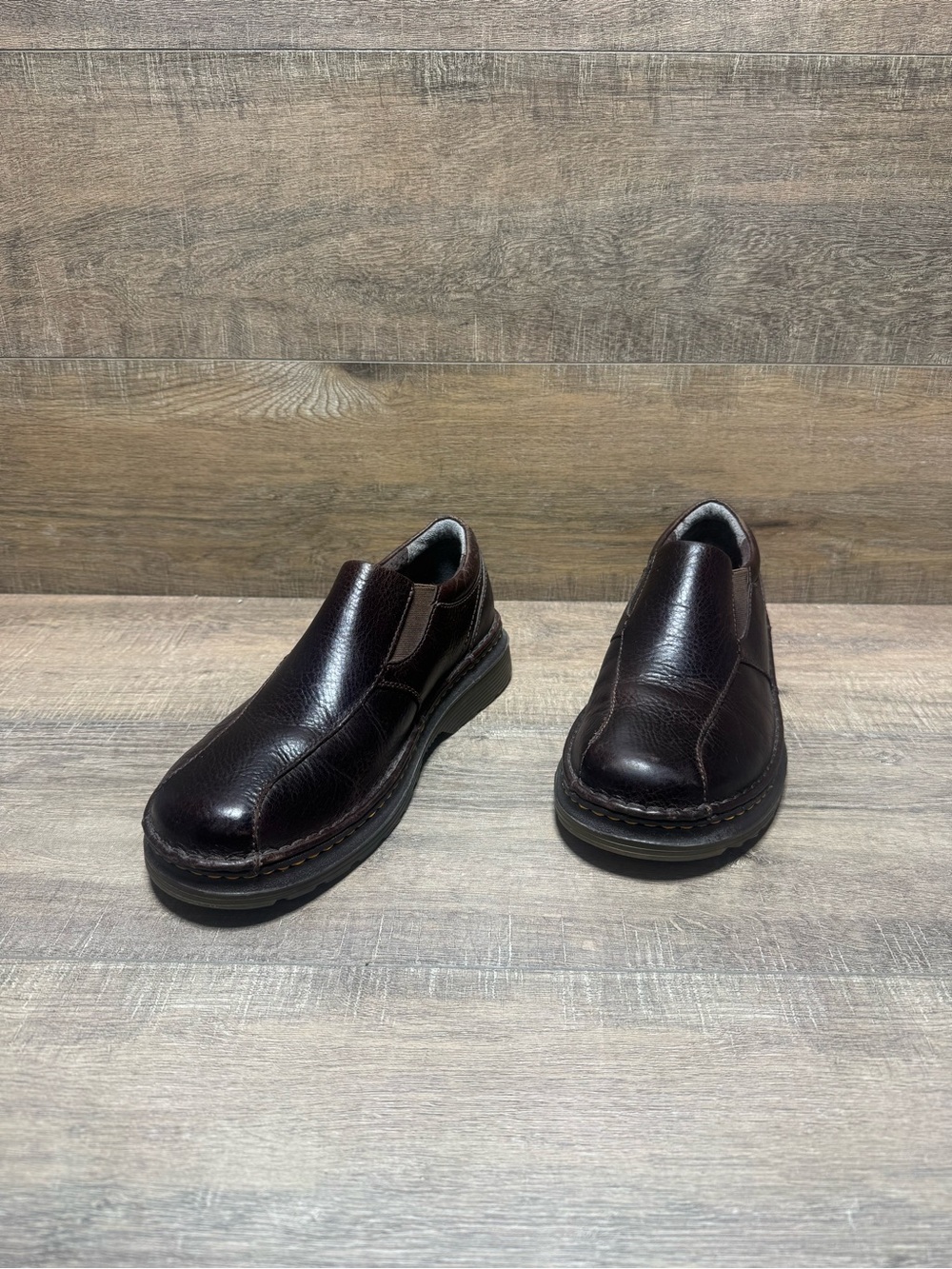 Dr. Martens Men's Slip-On Leather Loafers - Dark Brown